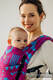 LennyLight Tragehilfe, Größe Standard, Jacquardwebung (56% Merinowolle, 27% Gekämmte Baumwolle, 17% Noilseide) - EXPERIMENT no. 36  #babywearing