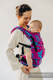 LennyLight Tragehilfe, Größe Standard, Jacquardwebung (56% Merinowolle, 27% Gekämmte Baumwolle, 17% Noilseide) - EXPERIMENT no. 36  #babywearing