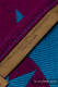 Tragetuch, Jacquardwebung, (56% Merinowolle, 27% Gekämmte Baumwolle, 17% Noilseide) - EXPERIMENT no. 36 - size S #babywearing