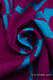 Tragetuch, Jacquardwebung, (56% Merinowolle, 27% Gekämmte Baumwolle, 17% Noilseide) - EXPERIMENT no. 36 - size S #babywearing
