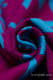 Tragetuch, Jacquardwebung, (56% Merinowolle, 27% Gekämmte Baumwolle, 17% Noilseide) - EXPERIMENT no. 36 - size S #babywearing