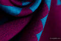 Tragetuch, Jacquardwebung, (56% Merinowolle, 27% Gekämmte Baumwolle, 17% Noilseide) - EXPERIMENT no. 36 - size S #babywearing