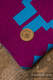 Tragetuch, Jacquardwebung, (56% Merinowolle, 27% Gekämmte Baumwolle, 17% Noilseide) - EXPERIMENT no. 36 - size S #babywearing