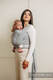 Baby Sling, Herringbone Weave (100% cotton) - LITTLE HERRINGBONE GREY - size L #babywearing
