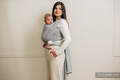 Baby Sling, Herringbone Weave (100% cotton) - LITTLE HERRINGBONE GREY - size L #babywearing