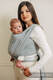 Baby Sling, Herringbone Weave (100% cotton) - LITTLE HERRINGBONE GREY - size L #babywearing