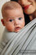 Baby Sling, Herringbone Weave (100% cotton) - LITTLE HERRINGBONE GREY - size L #babywearing