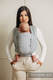 Baby Sling, Herringbone Weave (100% cotton) - LITTLE HERRINGBONE GREY - size L #babywearing