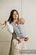 Baby Sling, Herringbone Weave (100% cotton) - LITTLE HERRINGBONE GREY - size L #babywearing