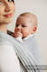 Baby Sling, Herringbone Weave (100% cotton) - LITTLE HERRINGBONE GREY - size L #babywearing
