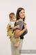 Nosidełko LennyPreschool  z tkaniny skośno-krzyżowej (79% bawełna, 21% wiskoza bambusowa), rozmiar preschool - LOLLIPOP  #babywearing