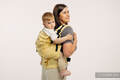 Nosidełko LennyPreschool  z tkaniny skośno-krzyżowej (79% bawełna, 21% wiskoza bambusowa), rozmiar preschool - LOLLIPOP  #babywearing