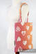 Shopping bag made of wrap fabric (100% cotton) - JOYFUL SWEETHEART (grade B) #babywearing