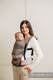 Mochila LennyLight, talla estándar, tejido herringbone 100% algodón - LITTLE HERRINGBONE BABY CAFFE LATTE #babywearing