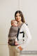 Mochila LennyLight, talla estándar, tejido herringbone 100% algodón - LITTLE HERRINGBONE BABY CAFFE LATTE #babywearing
