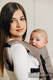 Mochila LennyLight, talla estándar, tejido herringbone 100% algodón - LITTLE HERRINGBONE BABY CAFFE LATTE #babywearing