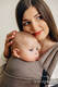 Mochila LennyLight, talla estándar, tejido herringbone 100% algodón - LITTLE HERRINGBONE BABY CAFFE LATTE #babywearing