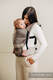 Mochila LennyLight, talla estándar, tejido herringbone 100% algodón - LITTLE HERRINGBONE BABY CAFFE LATTE #babywearing