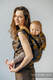 Mochila LennyPreschool, talla preschool, tejido jaqurad (45% seda tusor, 32% algodón peinado, 19% lana merino, 4% cachemira) - EXPERIMENT no. 37 #babywearing