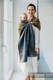 Bandolera de anillas, tejido Jacquard (45% seda tusor, 32% algodón peinado, 19% lana merino, 4% cachemira) con plegado simple - EXPERIMENT no.37 - standard 1.8m #babywearing