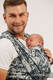 Écharpe, jacquard (100% coton) - CLOCKWORK - FIX IT - taille XS #babywearing