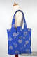 Shoulder bag made of wrap fabric (100% cotton) - SWEETHEART BLUE & GRAY - standard size 37cmx37cm #babywearing