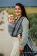 Baby Wrap, chevron weave (100% linen) - ARROW - WAVE - size XS #babywearing