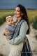 Baby Wrap, chevron weave (100% linen) - ARROW - WAVE - size XS #babywearing