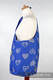Hobo Bag made of woven fabric, 100 % cotton- SWEETHEART BLUE & GRAY, Rewerse #babywearing