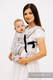 Marsupio LennyLight, misura Standard, tessitura jacquard, 61% cotone, 39% viscosa di bamboo - EAGLE ROCKS - PEAK #babywearing