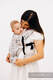Marsupio LennyLight, misura Standard, tessitura jacquard, 61% cotone, 39% viscosa di bamboo - EAGLE ROCKS - PEAK #babywearing