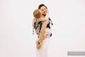 LennyPreschool Carrier, Preschool Size, jacquard weave (61% cotton, 39% bamboo viscose) - EAGLE ROCKS - PEAK #babywearing