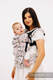 LennyUpGrade Carrier, Standard Size, jacquard weave, 61% cotton, 39% bamboo viscose - EAGLE ROCKS - PEAK #babywearing