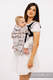 LennyUpGrade Carrier, Standard Size, jacquard weave, 61% cotton, 39% bamboo viscose - EAGLE ROCKS - PEAK #babywearing