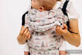 LennyUpGrade Carrier, Standard Size, jacquard weave, 61% cotton, 39% bamboo viscose - EAGLE ROCKS - PEAK #babywearing