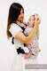 LennyUpGrade Carrier, Standard Size, jacquard weave, 61% cotton, 39% bamboo viscose - EAGLE ROCKS - PEAK #babywearing