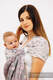 Fascia ad anelli, tessitura Jacquard (61% cotone, 39% viscosa di bamboo) - spalla aperta - EAGLE ROCKS - PEAK - taglia standard 1.8m  #babywearing