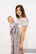 Fascia ad anelli, tessitura Jacquard (61% cotone, 39% viscosa di bamboo) - spalla aperta - EAGLE ROCKS - PEAK - taglia standard 1.8m  #babywearing