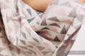 Fascia ad anelli, tessitura Jacquard (61% cotone, 39% viscosa di bamboo) - spalla aperta - EAGLE ROCKS - PEAK - taglia standard 1.8m  #babywearing