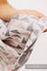 Fascia ad anelli, tessitura Jacquard (61% cotone, 39% viscosa di bamboo) - spalla aperta - EAGLE ROCKS - PEAK - taglia standard 1.8m  #babywearing