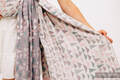 Fascia portabebè, tessitura Jacquard (61% cotone, 39% viscosa di bamboo) - EAGLE ROCKS - PEAK - taglia L #babywearing