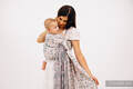 Fascia portabebè, tessitura Jacquard (61% cotone, 39% viscosa di bamboo) - EAGLE ROCKS - PEAK - taglia L #babywearing