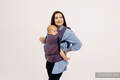 Nosidełko LennyLight z tkaniny żakardowej 100% bawełna , rozmiar standard - ROSZPUNKA - SWIRL  #babywearing