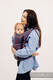 Nosidełko LennyLight z tkaniny żakardowej 100% bawełna , rozmiar standard - ROSZPUNKA - SWIRL  #babywearing