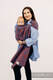Ring Sling, Jacquard Weave (100% cotton), with gathered shoulder - RAPUNZEL - SWIRL - standard 1.8m #babywearing