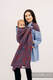 Ring Sling, Jacquard Weave (100% cotton), with gathered shoulder - RAPUNZEL - SWIRL - standard 1.8m #babywearing