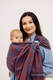 Ring Sling, Jacquard Weave (100% cotton), with gathered shoulder - RAPUNZEL - SWIRL - standard 1.8m #babywearing