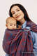 Ring Sling, Jacquard Weave (100% cotton), with gathered shoulder - RAPUNZEL - SWIRL - standard 1.8m #babywearing