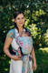 Porte-bébé LennyHybrid Half Buclke, taille standard, jacquard, 100% coton - TANGLED - PLAIT (grade B) #babywearing