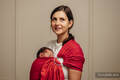 Ring Sling, Herringbone Weave (100% cotton) - with gathered shoulder - LITTLE HERRINGBONE SEDONA - standard 1.8m #babywearing
